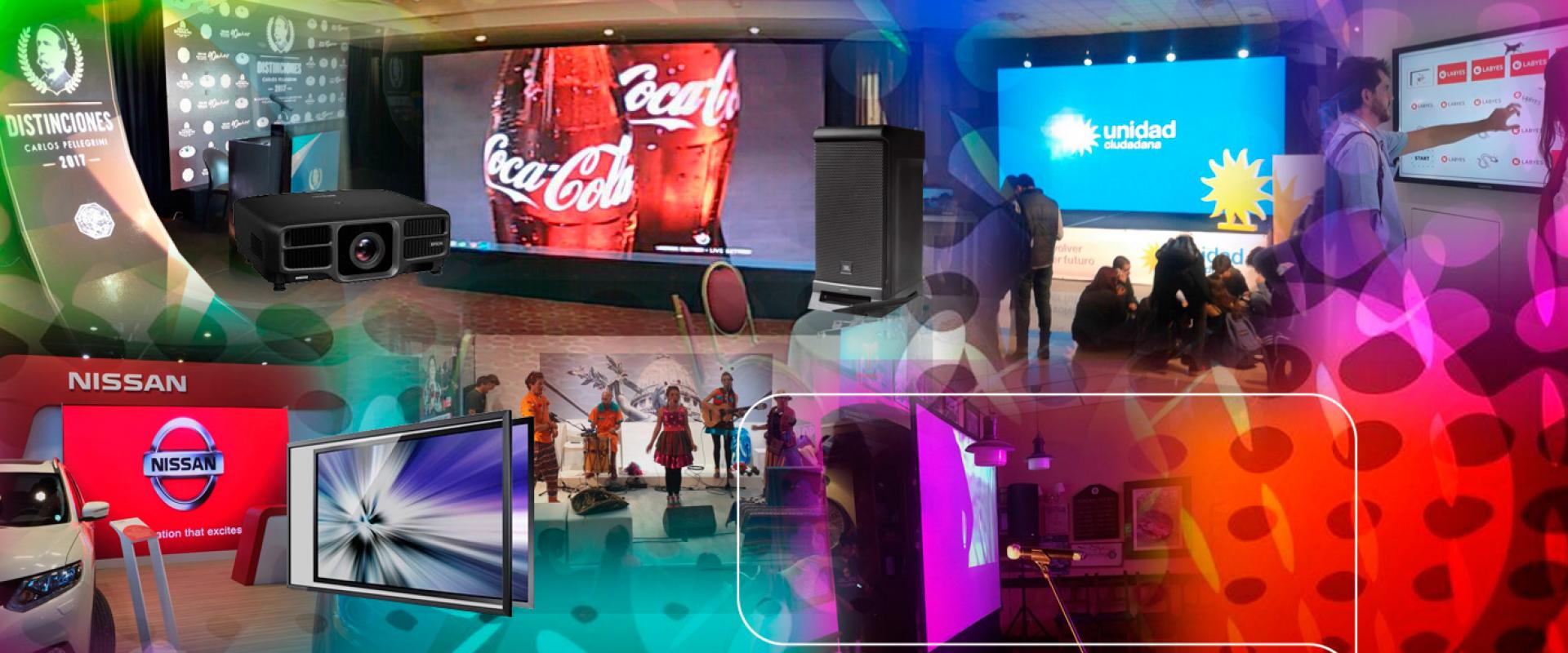 Alquiler de Pantallas de Led, Alquiler de TV Led y Sonido y Proyeccion para Eventos y Exposiciones